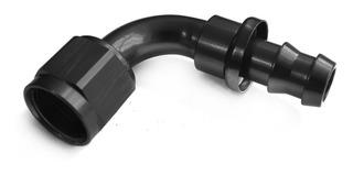 Acople Conexión Push On Hose 90° An8 Negro Ftx Fueltech