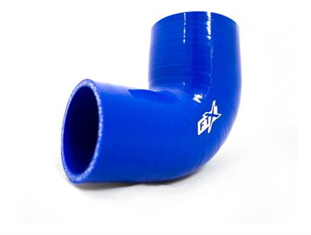 Manguera Silicona Reducción 90° 2´/2.25´ Azul Ftx Fueltech